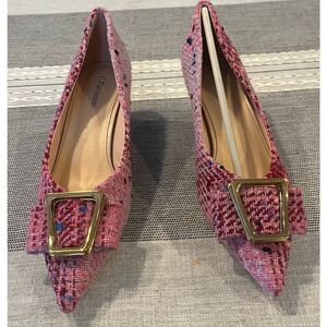 C.Paravano Pumps Shoes Women | Kitten Heels | Low Heel | 10.5